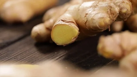 Ginger Still Closeup Stock Footage 99163112