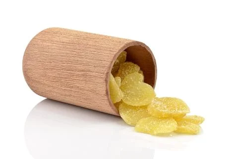 Ginger in sugar Stock Photos