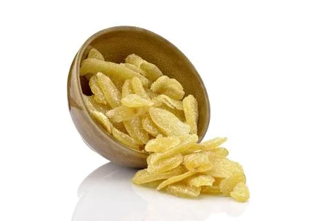 Ginger in sugar Stock Photos