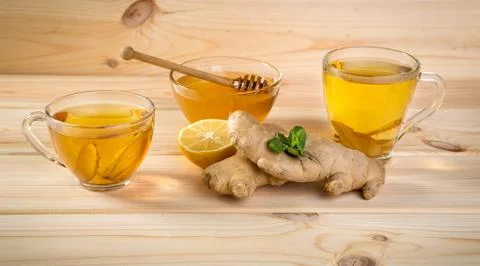 Ginger tea Stock Photos