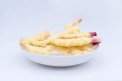 Ginger vegetables on white background	 Stock Photos