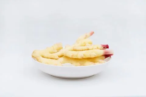 Ginger vegetables on white background	 Stock Photos
