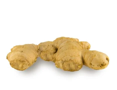 Ginger on a white background Stock Photos