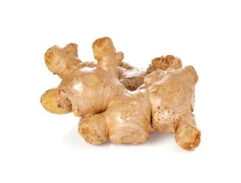 Ginger on white background Stock Photos