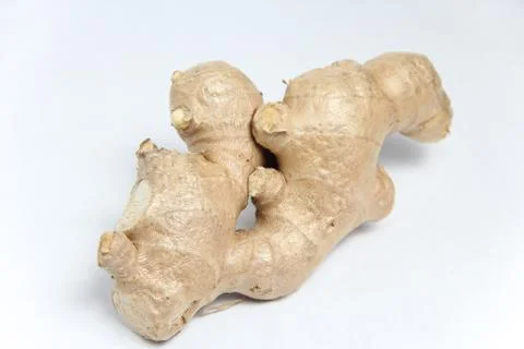 Ginger on white background Stock Photos