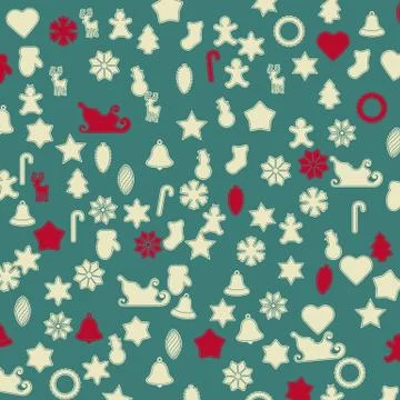 Gingerbread background-wraping paper, vector Stock Illustration