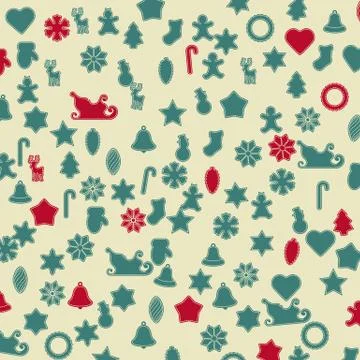 Gingerbread background-wraping paper, vector Stock Illustration