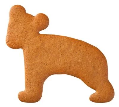 Gingerbread Bear Cookie Foto stock