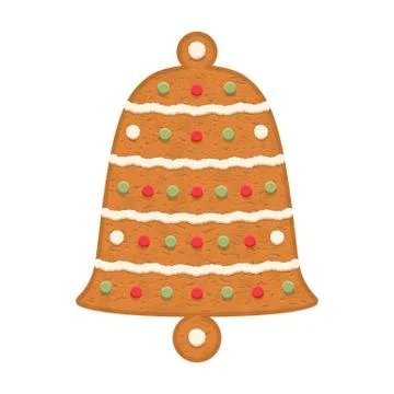 Gingerbread Bell Stock Illustration