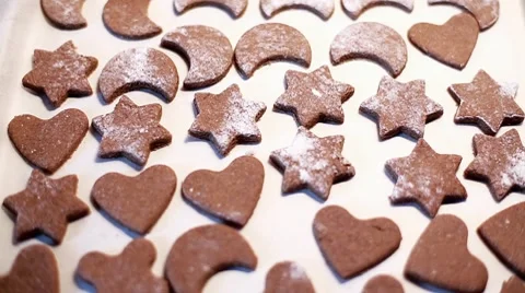 Gingerbread Biscuits Video stock 10589615