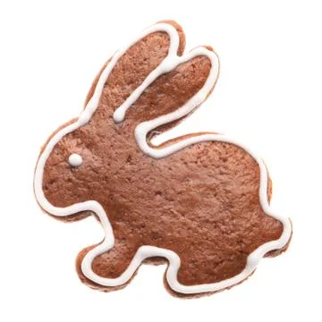Gingerbread bunny Stock Photos