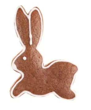 Gingerbread bunny Stock Photos