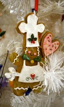 Gingerbread chef Fotos Stock
