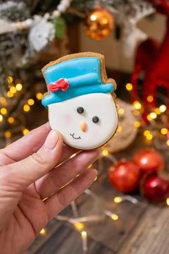 Gingerbread at Christmas time Stock Photos