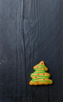Gingerbread christmas tree Stock Photos