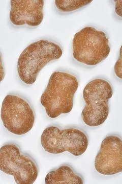 Gingerbread Cookie Pattern Foto stock