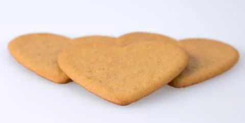 Gingerbread Cookies Close Up Stock Photos