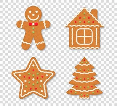 Gingerbread Cookies Stock Illustration