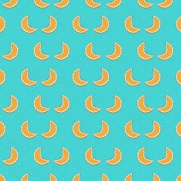 Gingerbread cookies pattern Stock Illustration