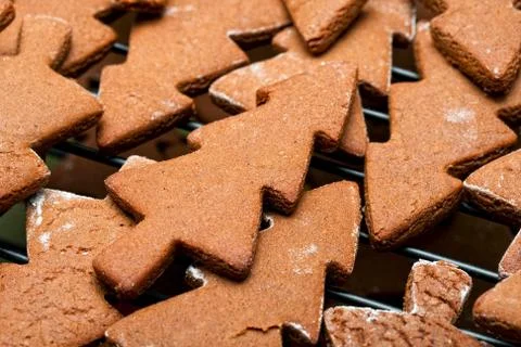 Gingerbread cookies Stock Photos