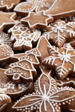 Gingerbread cookies Stock Photos