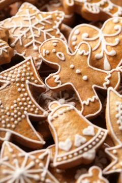 Gingerbread cookies Stock Photos