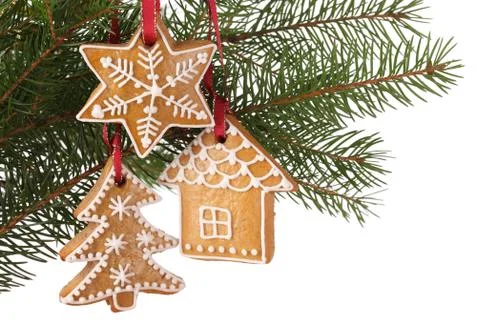 Gingerbread cookies Stock Photos
