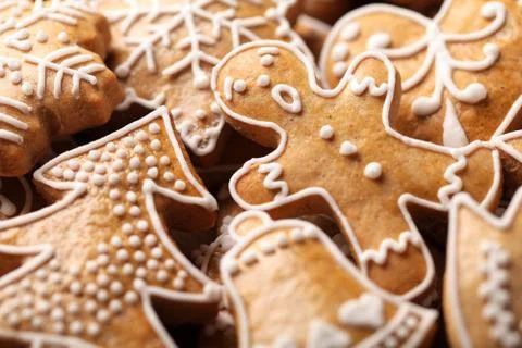 Gingerbread cookies Stock Photos