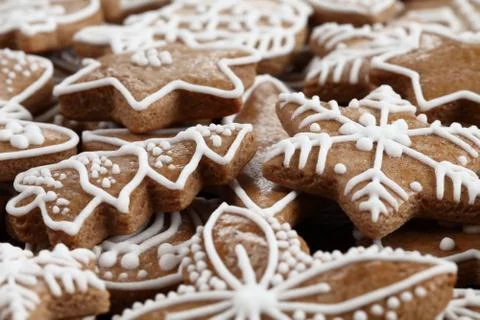 Gingerbread cookies Stock Photos