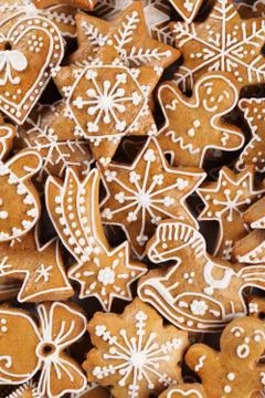 Gingerbread cookies Stock Photos