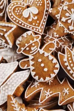 Gingerbread cookies Foto stock