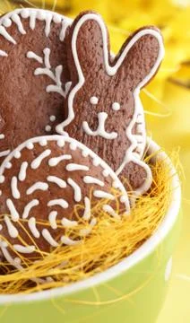 Gingerbread cookies Stock Photos