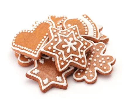 Gingerbread cookies Stock Photos
