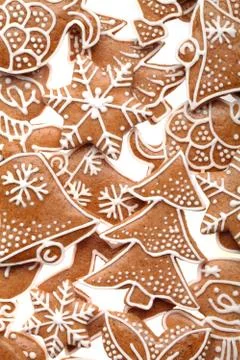 Gingerbread cookies Stock Photos