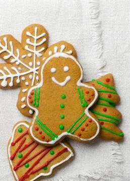 Gingerbread cookies Stock Photos