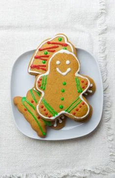 Gingerbread cookies Stock Photos