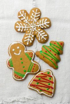 Gingerbread cookies Stock Photos