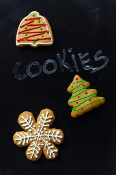 Gingerbread cookies Stock Photos