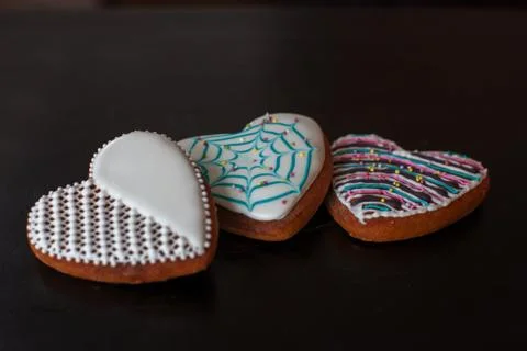 Gingerbread cookies Stock Photos