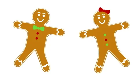 Gingerbread dancing 스톡 동영상 165837106