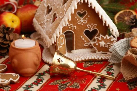 Gingerbread decoration Stock Photos