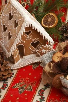 Gingerbread decoration Stock Photos