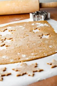 Gingerbread dough Stock Photos