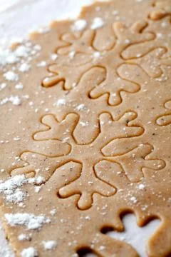 Gingerbread dough Stock Photos