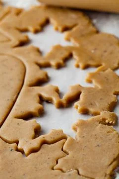 Gingerbread dough Stock Photos