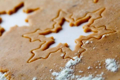 Gingerbread dough Stock Photos