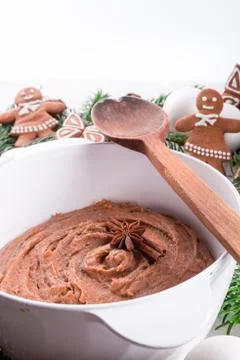 Gingerbread dough Stock Photos