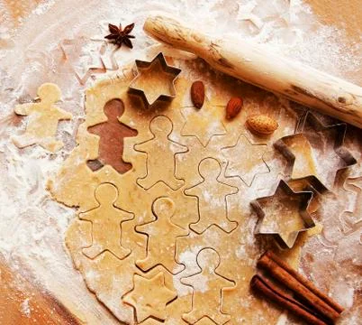 Gingerbread dough Foto stock