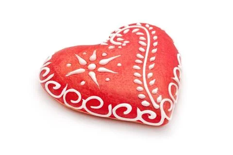 Gingerbread heart Foto stock