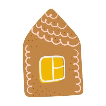 Gingerbread home Stock Illustration